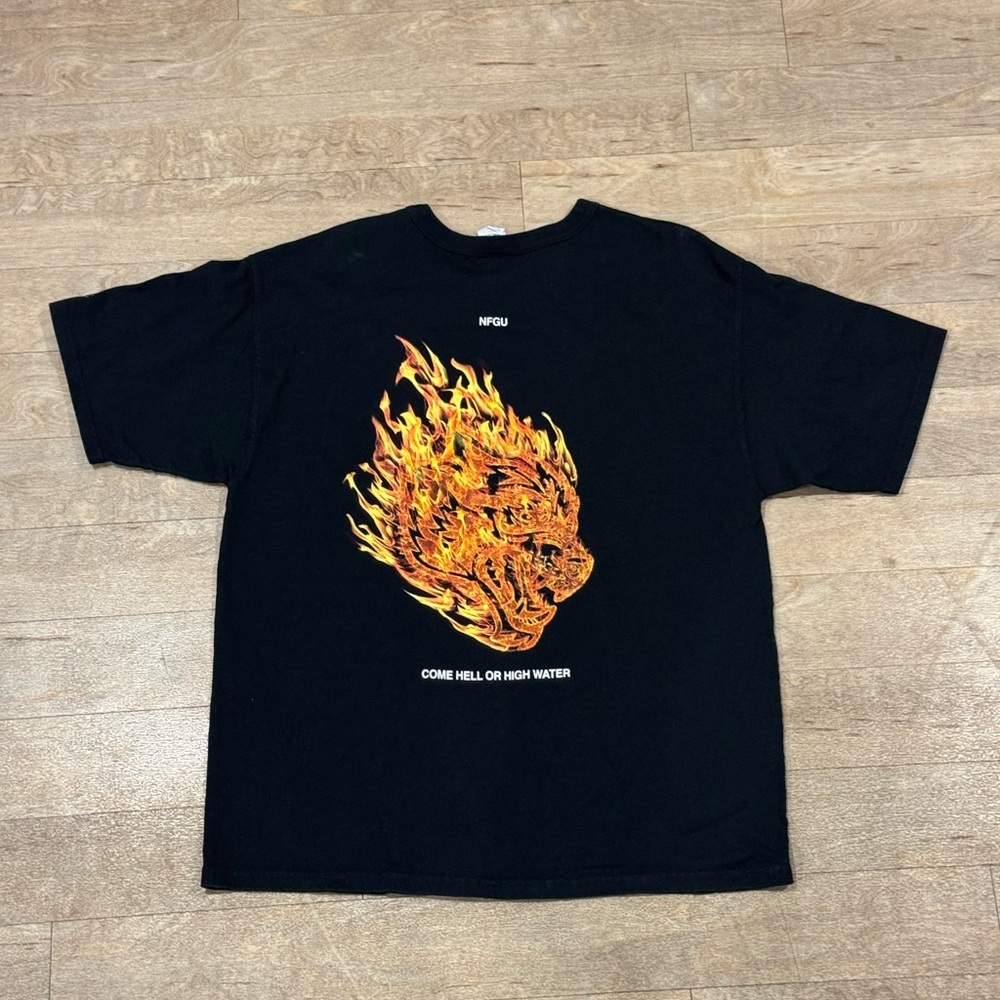 Darc Sport Wolves "Come Hell or High Water" Premium Oversized T Shirt Size Large